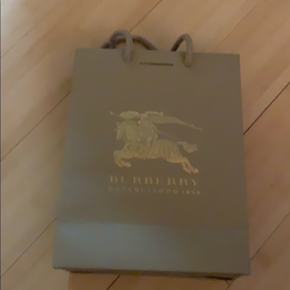 Authentic Burberry shopping bag